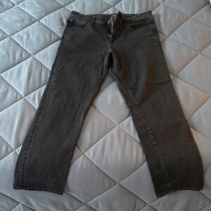 Express Men's Black Straight Jeans